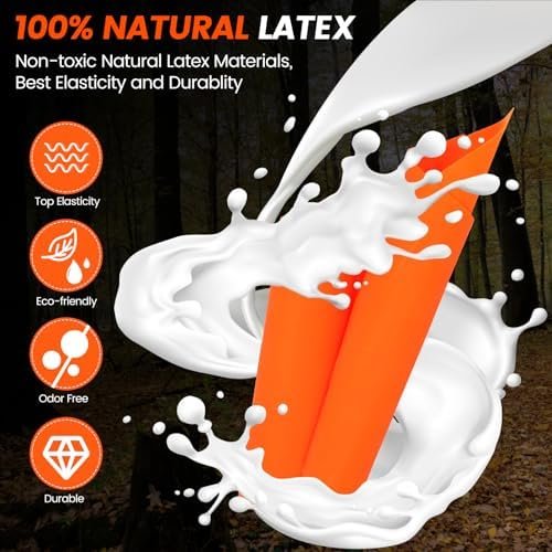 Resistance Bands Set, Exercise Bands for Working Out, Elastic Bands for Home Exercise, Gym, Physical Therapy Bands for Stretch, Recovery, Yoga, Pilates, Rehab, Strength Training - Colorful - Image 3