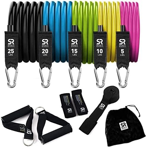 Sweet Sweat Hip Bands and Resistance Set with 3 Levels of Resistance | Non-Slip Fabric Booty Bands for Squats & Lunges | Includes Free Mesh Carrying Bag