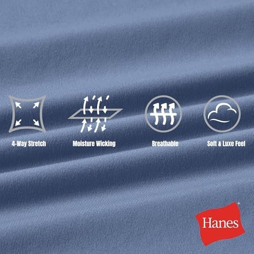 Hanes Sports Bra, Racerback Women, Stretch Pullover Crop Top with Cutout - Image 5