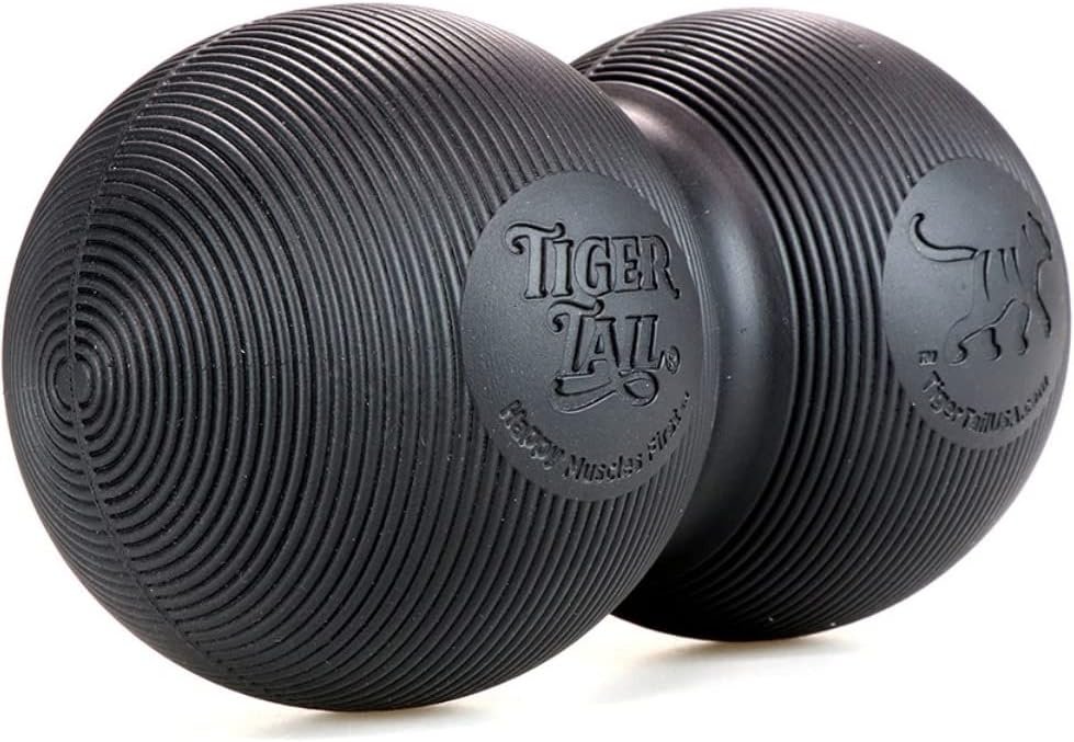 Tiger Tail Tiger Ball Large 8-Inch Peanut Foam Roller Double Ball: Self-Help Body Massage Tool for Trigger Points and Muscle Knots