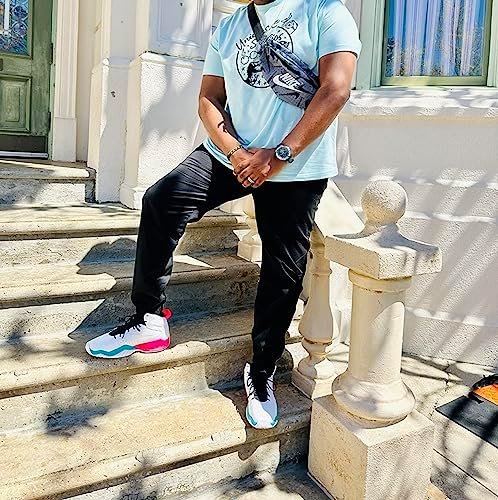 JMIERR Mens Casual Joggers Pants - Cotton Drawstring Chino Cargo Pants Hiking Outdoor Twill Track Jogging Sweatpants Pants - Image 8