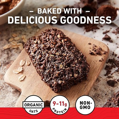 Clif Bar - Chocolate Brownie Flavor - Made with Organic Oats - 10g Protein - Non-GMO - Plant Based - Energy Bars - 2.4 oz. (18 Pack) - Image 3