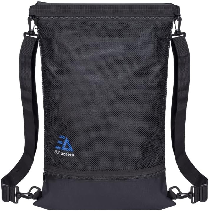 Waterproof Wet Dry Mesh Bag – Versatile Gym, Swim, Beach & Travel Backpack with Wet Compartment – Ideal for Hiking, Kayaking, Camping Accessories – 365 FINN