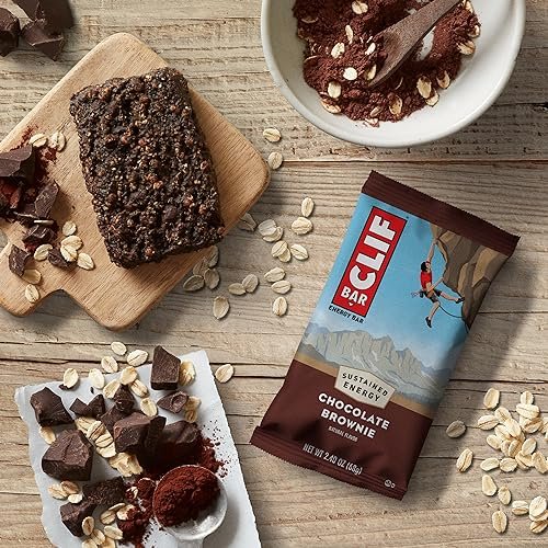 Clif Bar - Chocolate Brownie Flavor - Made with Organic Oats - 10g Protein - Non-GMO - Plant Based - Energy Bars - 2.4 oz. (18 Pack) - Image 7